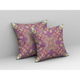thumbnail image 2 of Amrita Sen Designs Amrita Sen Rose Wreath Indoor Outdoor Pillow Zip 26 x 26, 2 of 5