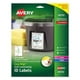 AVE00755 Durable Auto-Laminage Id Étiquettes&44; Laser-Inkjet&44; Blanc – image 1 sur 1