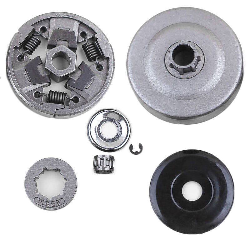 7T Sprocket Clutch Drum Bearing Washer E-clip Fit For Stihl 026 MS260 024 MS240