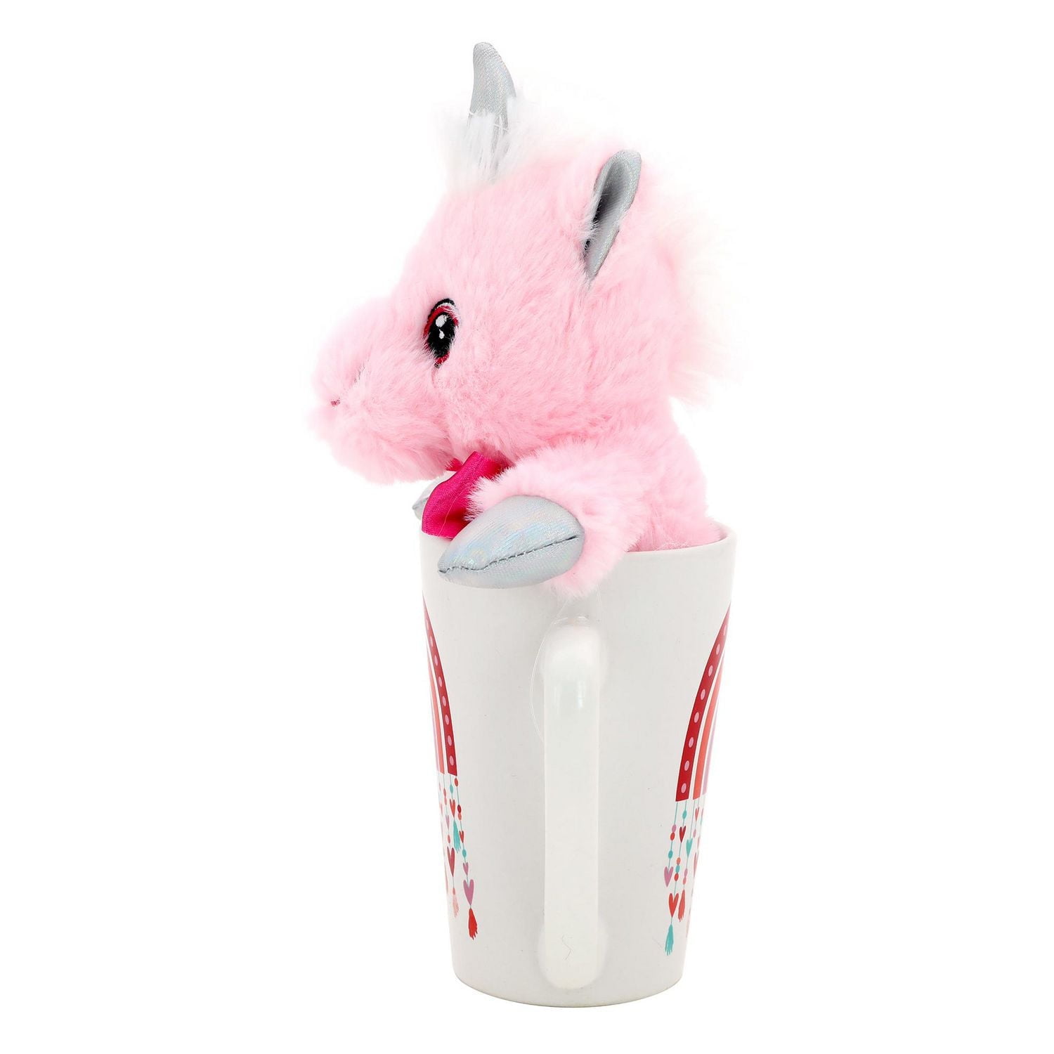 Way to Celebrate Valentine's Day Plush Toy in Latte Mug, Unicorn