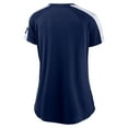 thumbnail image 3 of Women's Fanatics Branded Navy/White New York Yankees True Classic League Diva Pinstripe Raglan V-Neck T-Shirt, 3 of 3
