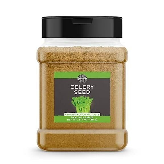 Birch & Meadow Ground Celery Seed, 6.7 oz, Aromatic Flavor, Brine Seasoning & Pickling Spices