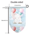thumbnail image 7 of Wukai Cute Elephant Print Garden Flag 12.5x18 Inch Double Sided Sun-resistant Rain-resistant, Wrinkle-resistant Colorfast(Only Flag), 7 of 7