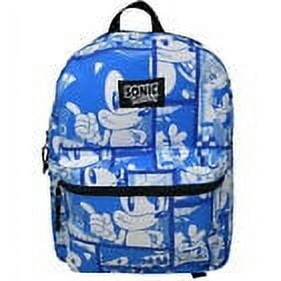 Bioworld Kids Sonic The Hedgehog Backpack, Blue