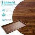 thumbnail image 6 of Kaboon Washer Dryer Countertop with Edge Rails, 27.5" x 54", Dark Walnut, 6 of 7