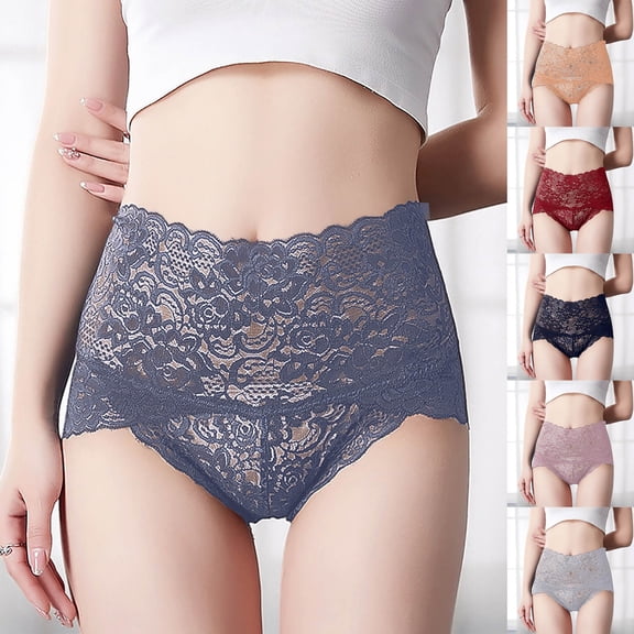 CAIXIA Women Underwear No Panty Line Woman Panties Skin-Friendly High Waisted Everyday Briefs Bikini Panties