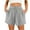 Gray, variant on fatyb Sweat Shorts Womens Elastic Drawstring Athletic Shorts Casual High Waist Lounge Shorts with Pockets