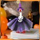 thumbnail image 5 of Decoraciones de Halloween, Adornos de Halloween, Regalos de Halloween Adorno de gansos blancos decorativos de otoño con collar de sombrero de bruja Gansos de porche Gansos de mesa de 7 pulgadas Acceso, 5 of 6