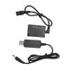 thumbnail image 3 of Acoplador De CC DR-E17, Batería Simulada Negra USB2.0 Que Suprime El Ruido Actual Resistente Para, 3 of 8