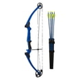thumbnail image 5 of Genesis Original Archery Compound Bow and Arrow Set, Draw Hand-Left, Blue, 5 of 12
