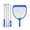A, variant on Swimming Pool Leaf Skimmer Net Heavy Duty Fine Mesh Rake for Maintenance Above Ground Pools Spa Hot Tubs Debris Removal Tool, Blue
