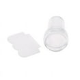 thumbnail image 4 of Pure Clear Jelly Silicone Nail Art Stamper Scraper Nail Stamp Stamping Tool, 4 of 6