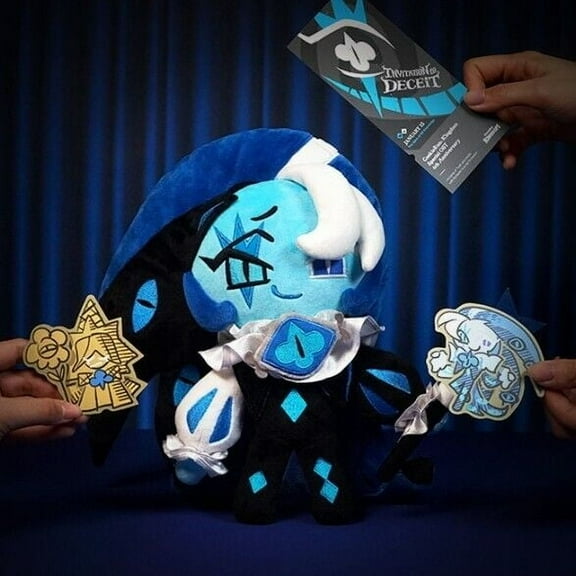 Shadow Milk Cookie Plush Hot selling,Official Cookie Run Kingdom Game Merch,Soft Stuffed Animal Toy,Ideal Plush Figure Doll for Kids Birthday Gifts