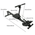 thumbnail image 1 of Remo De Fitness Ajustable, Máquina De Remo De Fitness Plegable, Máquina De Remo Con Monitor Digital Para Uso Doméstico Y Oficina, 1 of 7