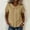 Khaki, variant on Asgosdo Womens Tops Short Sleeve Button Down Solid Color Loose Fit Blouses Basic Comfy Going Out Shirts