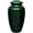 Forest Green, variant on Aluminum Handcrafted Urn - Elegant Keepsake Holder for Adult Human Ashes (Onyx & Chrome)