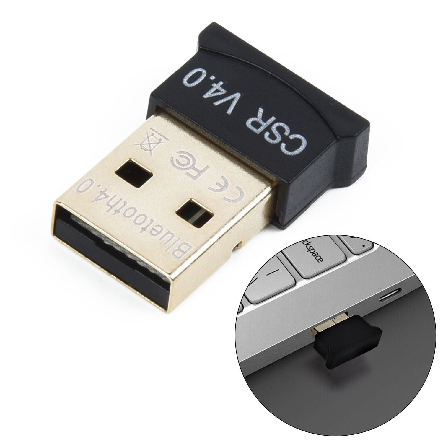 Mini USB Bluetooth V4.0 Adapter Round/Square 3Mbps CSR Dual Mode Audio Receiver 