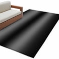 Black Grey Ombre 2.7'x5' Rug for Office Desk Chair Area Small Bedroom ...
