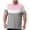 Pink, variant on Men's Big and Tall Polo Shirts Short Sleeve Moisture Wicking Plus Size T Shirts Quick Dry Collared Striped Golf Shirt Pink 6XL