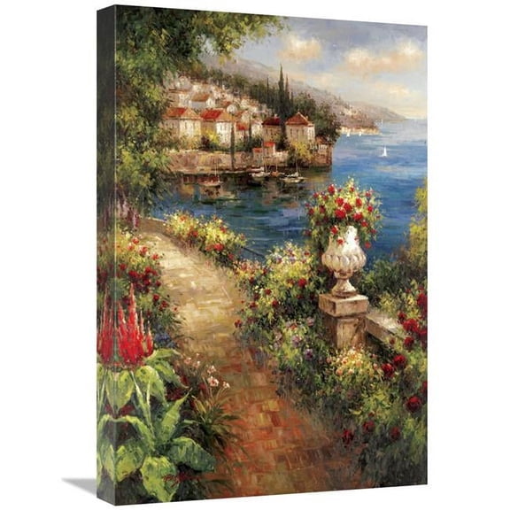 Global Gallery GCS-128529-1624-142 16 x 24 in. Marina VIew I Art Print - Peter Bell