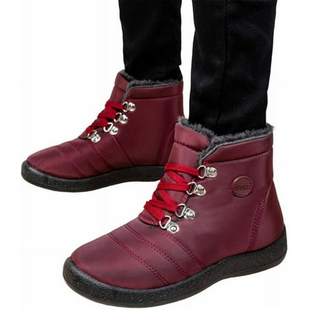 

Woman Cotton Snow Boots Leisure Winter Warm Shoes Suitable for Walking Shopping