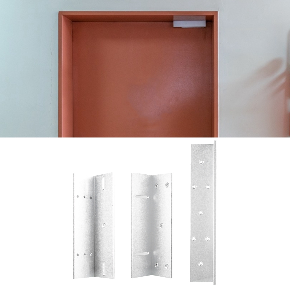 Sarapandan Aluminum Alloy Magnetic Lock Mounting Bracket Stand for Electric Door Z L Style Sarapandan