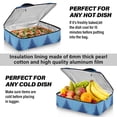 thumbnail image 5 of Iauyy Casserole Carrier for Hot Food Insulated Casserole Travel Carry Bag with Lid Food Warmer Bag for Party/Picnic,Simple Polka Dots, 5 of 7