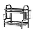 thumbnail image 2 of Peggybuy 2 Tier Cutting Board Holder Large Capacity Utensil Holder for Kitchen Countertop, 2 of 8
