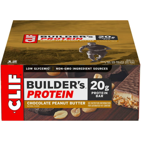 Clif Builders Protein Bar, Chocolate Peanut Butter, 12 (Best Pole Barn Builders)