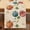 Watercolor Pumpkin, variant on Fall Pumpkin Eucalyptus Leaves Table Runner, Thanksgiving Watercolor Blue Teal Scarf Home Kitchen Decor, Autumn Farmhouse Rustic Burlap Dining Decoration Indoor Outdoor Party Supply 13x72 Inch