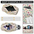 thumbnail image 4 of Daisy Womens Gym Tote Duffle Bag with Wet Pocket & Shoe Compartment, Floral Travel Duffel Bag Overnight Weekender Hospital Tote Girls Workout Carry on Bag with Luggage Sleeve, 4 of 6
