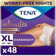 Tena Intimates Incontinence Overnight Underwear for Women, Size Extra Large, 48 ct