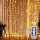 thumbnail image 2 of Cortina de luces navideñas para decoración del hogar, guirnalda de 3x3M para decoración del hogar, Navidad, boda, regalos de Navidad, Año Nuevo, 2 of 4