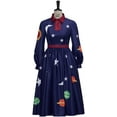 thumbnail image 2 of Women Plus Size Ms.Frizzle Adult Outfit Solar System Dress, 2 of 7