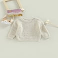 thumbnail image 3 of Bébé Garçon Garçon Tricot Pull Manches Longues Col Rond Pull Tops Enfants Automne Hiver Vêtements Chauds, 3 of 8