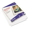 Epson Ultra-Premium Glossy Photo Paper, 11.1" x 8.7" x 0.6", 50 Sheets/Pack, White