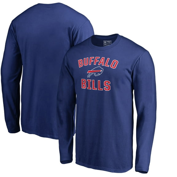 Men's Royal Buffalo Bills Victory Arch Long Sleeve T-Shirt