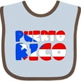 thumbnail image 3 of Inktastic Puerto Rico Flag in Text Boys or Girls Baby Bib, 3 of 4
