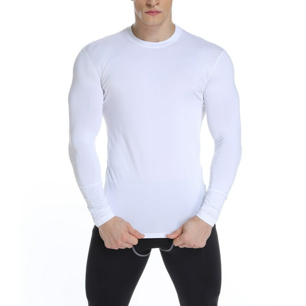 FITTOO Mens Thermal Winter Gear Compression Shirt Underwear Baselayer Long Sleeve for Cold