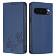 thumbnail image 2 of For Google Pixel 10 Pro XL / Pixel 9 Pro XL 6.8" 【RFID Blocking 】Protective Purse Case Double Butterfly Strong Magnetic Attachment/Closure, Card Slots/Pocket, PU Leather Flip Wallet Case,Dark Blue, 2 of 7