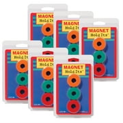 Dowling Magnets Ceramic Ring Magnets, 6 Per Pack, 6 Packs