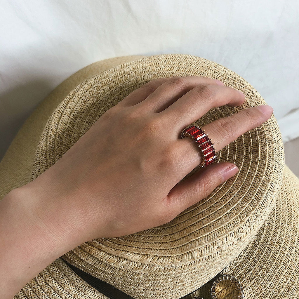 Natural Druzy Agates Rings Diamon-Studded Open Finger Rings Irregular Charm  Rings for Women Men Party Wedding Jewelry