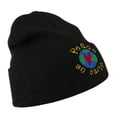 thumbnail image 5 of Peace on Earth Embroidered Beanie - Black OSFM, 5 of 5