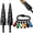 E 9PCS, variant on Copper Flaring Tool Kit, 5-in-1 Swaging Tool Set for HVAC Repair, Manual Tube Expanding Tool for Air Conditioner Maintenance