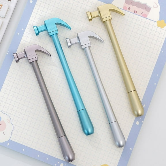 BCZHQQ Ballpoint Pens Claw Hammer Shaped Novelty Rollerball Pen Gel Ink Pens Students Writing Pen For Party Stocking Stuffers Gift Stationery Supplies,Summer Saving Clearance