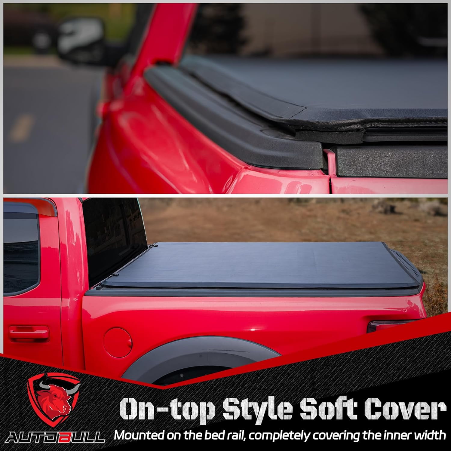 WHALEMOTOR 5.5ft Soft Tri Fold tonneau Cover Compatible with 2022-2026 Toyota Tundra, Vinly Top Alloy Steel Structure Truck Bed