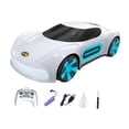 thumbnail image 2 of Coche de control remoto RC Hugo modelo resistente coleccionable vehículo de juguete 25,5 cm, 2 of 10