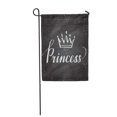 thumbnail image 1 of POGLIP Abstract Hand Lettering Word Princess Crown Decorating of Branch Garden Flag Decorative Flag House Banner 12x18 inch, 1 of 1