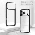 thumbnail image 5 of Entronix Case Compatible with iPhone 17 Pro Max - [Clear Back] Impact Chrome Frame, 5 of 6