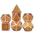 thumbnail image 1 of DND Dragon Scale Dice Set of 7 Pcs, Metal D&D Dice Set with Oversized D20 for Tabletop Roleplaying Games, Dungeons and Dragons, DND, D&D, 1 of 5
